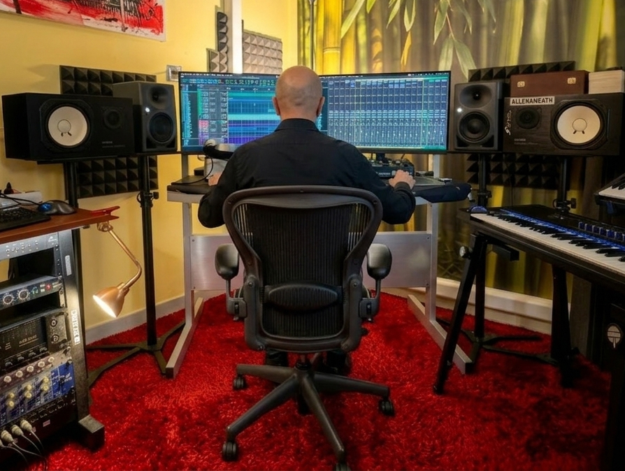 Ritratto di Giorgio Giardina, musicista e produttore artistico