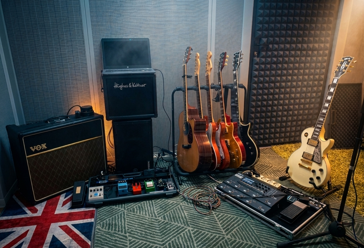 Ambiente dello studio di registrazione